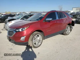 2019 Chevrolet Equinox Premier with VIN 2GNAXYEXXK6261738, listed as a Copart auction lot 48056865 with 69,628 mi miles and Salvage Title. Bid and sale history available at carsss.com. Image 1.