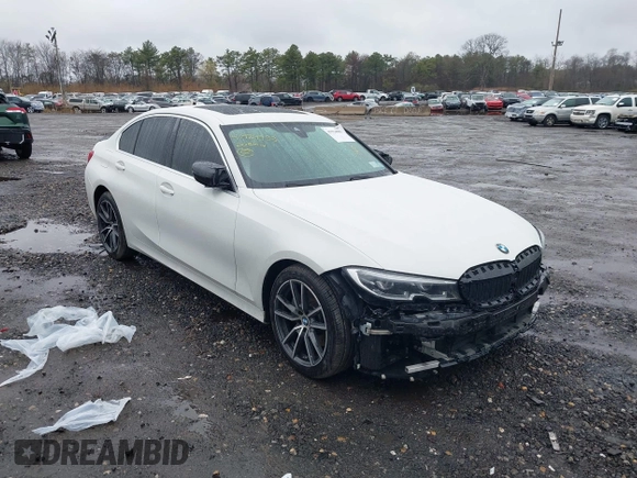 2020 BMW 3 Series 330i xDrive with VIN 3MW5R7J09L8B43636, listed as a IAAI auction lot 41924983 with 45,220 mi miles and . Bid and sale history available at DreamBid. Image 1.