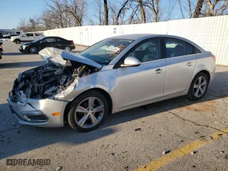 2015 Chevrolet Cruze LT with VIN 1G1PE5SB9F7125681, listed as a Copart auction lot 42515995 with 0 mi miles and Salvage Title. Bid and sale history available at carsss.com. Image 1.