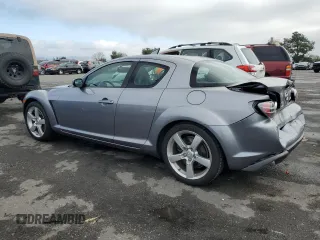 2004 Mazda RX-8 with VIN JM1FE17N740117681, listed as a Copart auction lot 85284094 with 138,555 mi miles and Salvage Title. Bid and sale history available at carsss.com. Image 2.