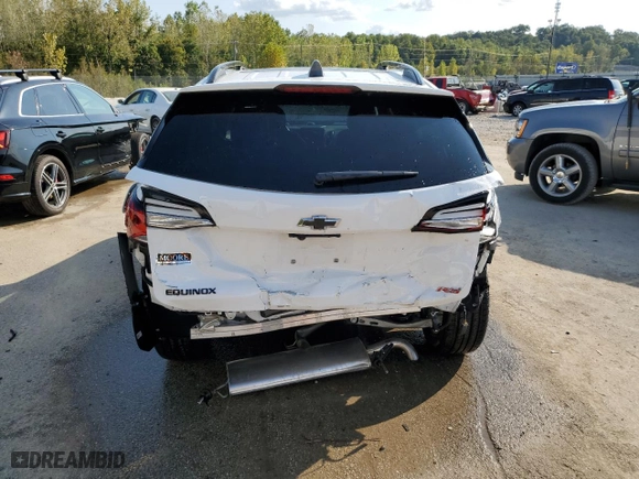 2024 Chevrolet Equinox RS with VIN 3GNAXMEG8RL333700, listed as a Copart auction lot 71481804 with 3,628 mi miles and Salvage Title. Bid and sale history available at carsss.com. Image 6.