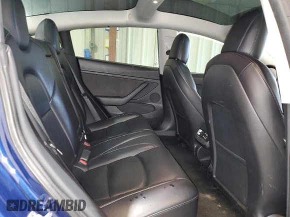 2022 Tesla Model 3 with VIN 5YJ3E1EA7NF189955, listed as a Copart auction lot 53149885 with 111,074 mi miles and Salvage Title. Bid and sale history available at DreamBid. Image 10.