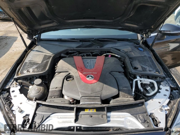 2021 Mercedes-Benz C with VIN W1KWK6EB7MG095077, listed as a Copart auction lot 63527184 with 17,239 mi miles and Salvage title. Bid and sale history available at DreamBid. Image 11.