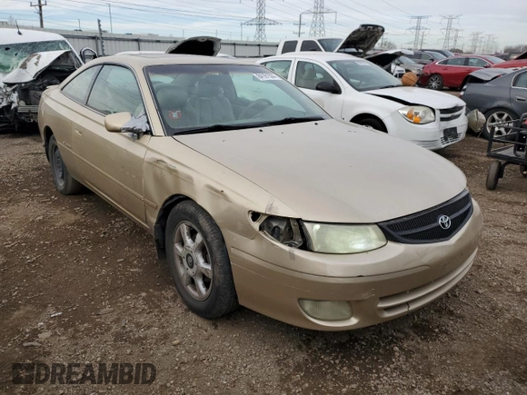 2001 Toyota Solara SE with VIN 2T1CF28P21C468120, listed as a Copart auction lot 84181504 with 167,808 mi miles and Salvage Title. Bid and sale history available at carsss.com. Image 4.