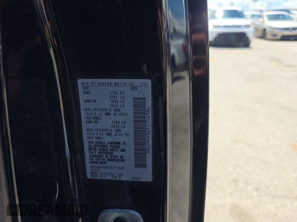 2015 Nissan NV200 SV z VIN 3N6CM0KN6FK711906, wystawiony jako IAAI lot #42514824 z przebiegiem 136 449 mil mil oraz . Historia ofert i sprzedaży dostępna na DreamBid. Obrazek 13.