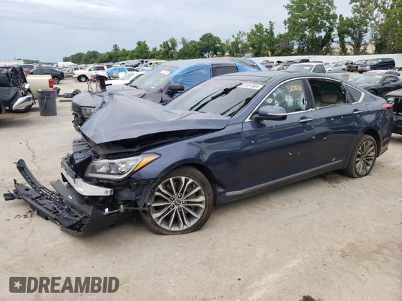 2016 Hyundai Genesis 3.8L with VIN KMHGN4JE9GU106530, listed as a Copart auction lot 61331304 with 0 mi miles and Salvage Title. Bid and sale history available at carsss.com. Image 1.