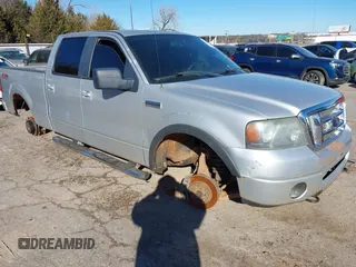 2008 Ford F-150 XLT with VIN 1FTPW14V28FA31073, listed as a IAAI auction lot 41398625 with 1 mi miles. Bid and sale history available at carsss.com. Image 1.