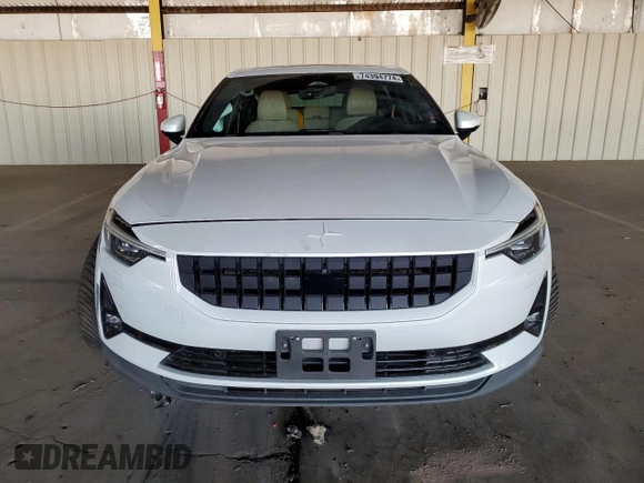 2021 Polestar 2 Launch Edition with VIN LPSED3KAXML017628, listed as a Copart auction lot 74394774 with 21,622 mi miles and Salvage Title. Bid and sale history available at carsss.com. Image 5.