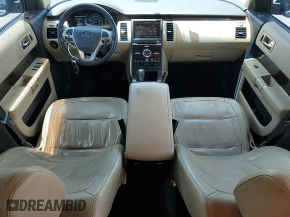 2015 Ford Flex Limited z VIN 2FMGK5D87FBA05625, wystawiony jako Copart lot #58551275 z przebiegiem 255 630 mil mil oraz Szkoda całkowita • Salvage title. Historia ofert i sprzedaży dostępna na DreamBid. Obrazek 8.