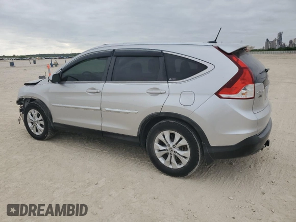 2012 Honda CR-V EX-L with VIN JHLRM3H76CC006955, listed as a Copart auction lot 53300325 with 128,403 mi miles and Salvage Title. Bid and sale history available at carsss.com. Image 2.