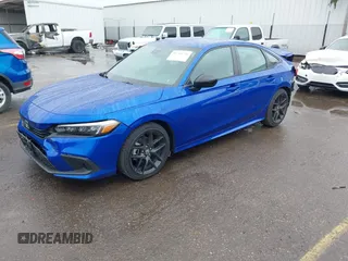 2024 Honda Civic Sedan Sport with VIN 2HGFE2F55RH584562, listed as a IAAI auction lot 41781736 with 4,841 mi miles. Bid and sale history available at carsss.com. Image 2.