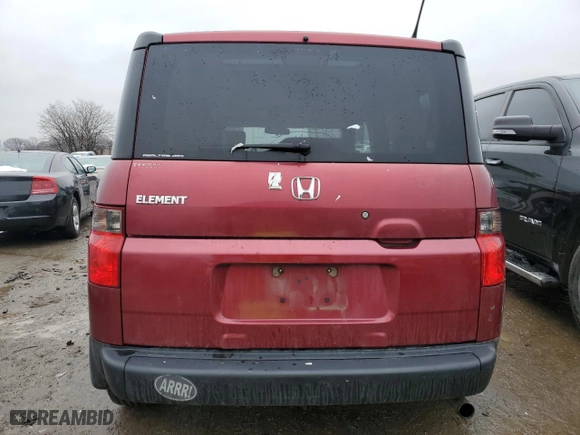 2008 Honda Element EX with VIN 5J6YH28788L006822, listed as a Copart auction lot 45090965 with 106,638 mi miles and Salvage Title. Bid and sale history available at carsss.com. Image 6.