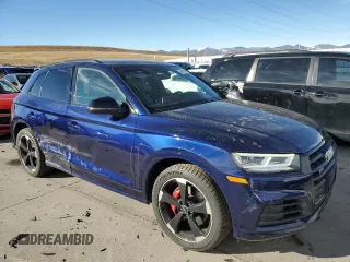 2019 Audi SQ5 Premium Plus with VIN WA1B4AFY0K2093491, listed as a Copart auction lot 86617854 with 39,630 mi miles and Salvage Title. Bid and sale history available at carsss.com. Image 4.