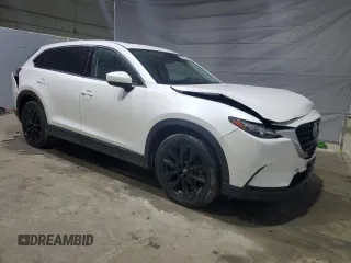 2023 Mazda CX-9 Touring Plus with VIN JM3TCBAY1P0643835, listed as a Copart auction lot 55846885 with 43,420 mi miles and Salvage title. Bid and sale history available at DreamBid. Image 4.