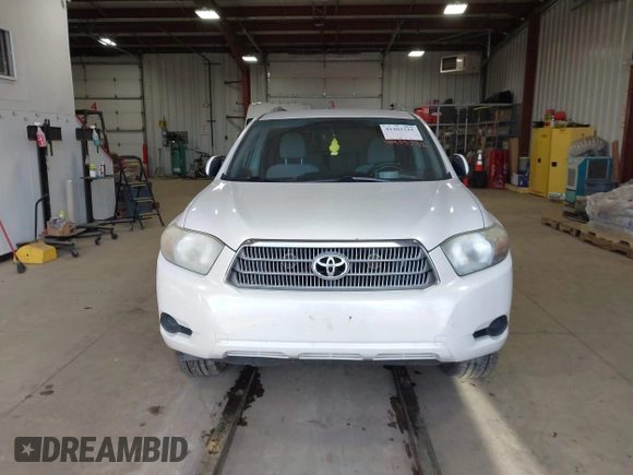 2009 Toyota Highlander Hybrid with VIN JTEEW41A792036820, listed as a IAAI auction lot 41403732 with 110,791 mi miles. Bid and sale history available at carsss.com. Image 12.