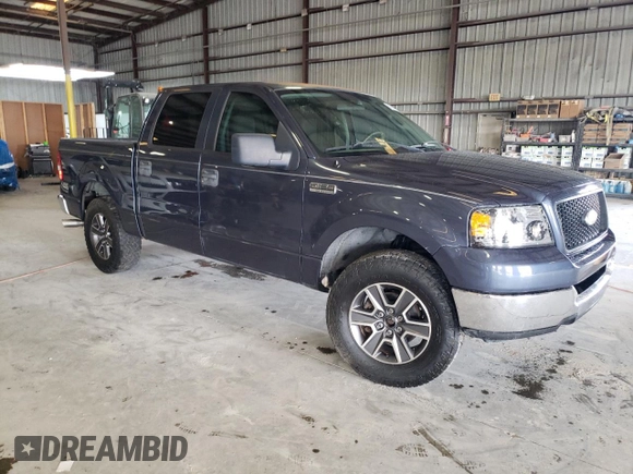 2005 Ford F-150 XLT with VIN 1FTPW12575KF08117, listed as a Copart auction lot 59337645 with Not provided miles and Salvage title. Bid and sale history available at DreamBid. Image 4.
