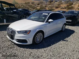 2016 Audi A3 e-tron Premium with VIN WAUUPBFF3GA140050, listed as a Copart auction lot 70992124 with 88,681 mi miles and Salvage Title. Bid and sale history available at carsss.com. Image 1.
