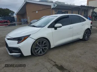2020 Toyota Corolla XSE with VIN 5YFT4RCE5LP036709, listed as a Copart auction lot 43802805 with 125,654 mi miles and Clean Title. Bid and sale history available at carsss.com. Image 1.