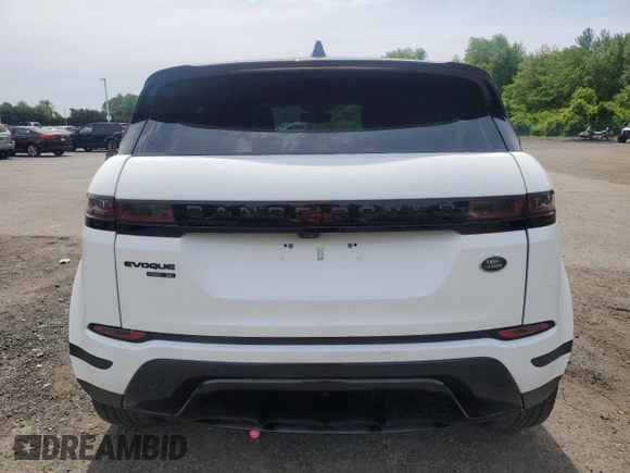 2020 Land Rover Range Rover Evoque SE with VIN SALZP2FX1LH075839, listed as a Copart auction lot 58754565 with 39,888 mi miles and Clean title. Bid and sale history available at DreamBid. Image 6.