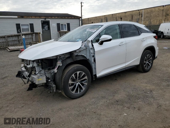 2020 Lexus RX with VIN 2T2HZMDA3LC221455, listed as a Copart auction lot 50994835 with 41,324 mi miles and Salvage Title. Bid and sale history available at carsss.com. Image 1.