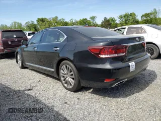 2016 Lexus LS 460 L with VIN JTHGL5EF0G5056502, listed as a Copart auction lot 53759455 with 77,031 mi miles and Salvage title. Bid and sale history available at DreamBid. Image 2.