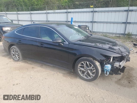 2023 Hyundai Sonata SEL with VIN KMHL64JAXPA301322, listed as a Copart auction lot 54226895 with 44,359 mi miles and Salvage Title. Bid and sale history available at DreamBid. Image 4.