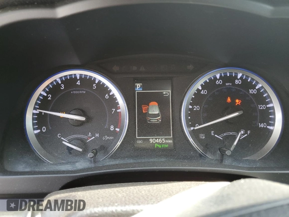 2017 Toyota Highlander Limited with VIN 5TDDZRFH4HS373365, listed as a Copart auction lot 61875495 with 90,465 mi miles and Salvage title. Bid and sale history available at DreamBid. Image 9.