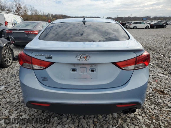 2013 Hyundai Elantra Coupe GS PZEV with VIN KMHDH6AE4DU006143, listed as a Copart auction lot 80347114 with 121,279 mi miles and Salvage Title. Bid and sale history available at carsss.com. Image 6.