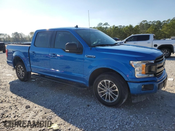 2019 Ford F-150 XL with VIN 1FTEW1C47KKE60384, listed as a Copart auction lot 85578354 with 89,625 mi miles and Salvage Title. Bid and sale history available at DreamBid. Image 4.