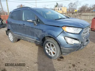2022 Ford EcoSport SE with VIN MAJ6S3GL7NC473668, listed as a IAAI auction lot 41509106 with 25,651 mi miles. Bid and sale history available at carsss.com. Image 1.
