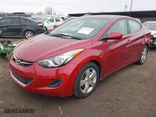 2011 Hyundai Elantra Ltd with VIN KMHDH4AE6BU141853, listed as a IAAI auction lot 41743359 with 128,676 mi miles. Bid and sale history available at carsss.com. Image 2.