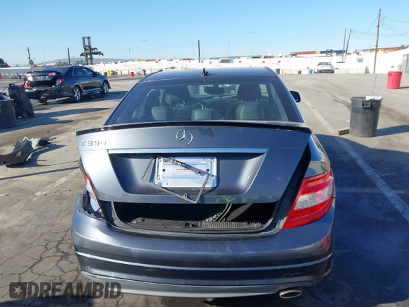 2009 Mercedes-Benz C-Class 3.5L Sport with VIN WDDGF56X39F210185, listed as a IAAI auction lot 41359354 with 1 mi miles. Bid and sale history available at carsss.com. Image 17.
