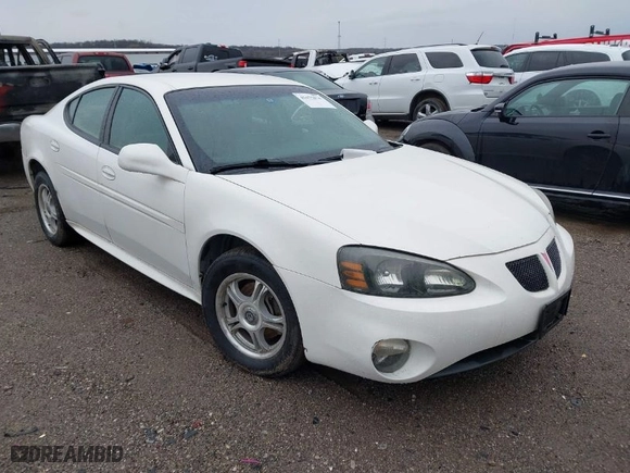 2005 Pontiac Grand Prix with VIN 2G2WP522X51343657, listed as a IAAI auction lot 41675876 with 280233 miles. Bid and sale history available at carsss.com. Image 1.