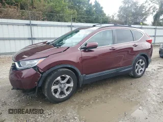 2019 Honda CR-V EX z VIN 7FARW1H55KE017879, wystawiony jako Copart lot #58478935 z przebiegiem 81 339 mil mil oraz Szkoda całkowita • Salvage title. Historia ofert i sprzedaży dostępna na DreamBid. Obrazek 1.