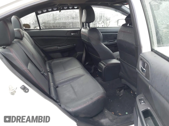 2015 Subaru WRX Limited with VIN JF1VA1G68F8803965, listed as a IAAI auction lot 41594024 with 147,381 mi miles. Bid and sale history available at carsss.com. Image 8.