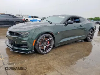 2020 Chevrolet Camaro 2SS z VIN 1G1FG1R7XL0106321, wystawiony jako Copart lot #54905995 z przebiegiem Nie podano mil oraz Szkoda całkowita • Salvage title. Historia ofert i sprzedaży dostępna na DreamBid. Obrazek 1.