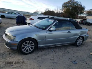 2004 BMW 3 Series 325Ci with VIN WBABW33434PL33682, listed as a Copart auction lot 81960894 with 135,460 mi miles and Salvage Title. Bid and sale history available at carsss.com. Image 1.