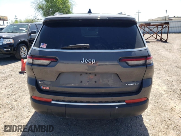 2023 Jeep Grand Cherokee Limited z VIN 1C4RJJBG8P8101321, wystawiony jako Copart lot #48723865 z przebiegiem 33 062 mil mil oraz Szkoda całkowita • Salvage title. Historia ofert i sprzedaży dostępna na DreamBid. Obrazek 6.
