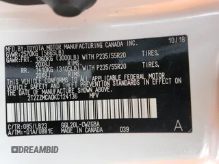 2019 Lexus RX with VIN 2T2ZZMCA0KC124136, listed as a Copart auction lot 68439982 with 72,179 mi miles. Bid and sale history available at carsss.com. Image 13.