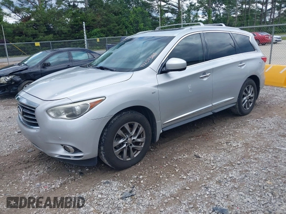 2014 Infiniti QX60 with VIN 5N1AL0MN2EC553994, listed as a IAAI auction lot 42251356 with 168,277 mi miles and . Bid and sale history available at DreamBid. Image 17.