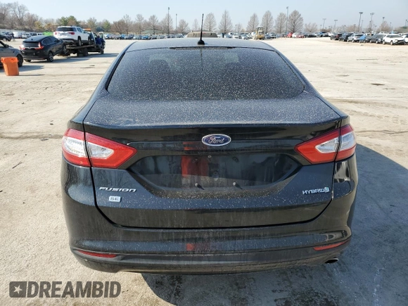 2014 Ford Fusion SE Hybrid with VIN 3FA6P0LU4ER343718, listed as a Copart auction lot 48021865 with 105,282 mi miles and Salvage Title. Bid and sale history available at carsss.com. Image 6.