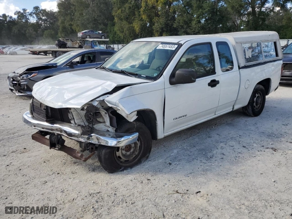 2004 Chevrolet Colorado LS Z85 with VIN 1GCCS198648142124, listed as a Copart auction lot 74557453 with 279,131 mi miles and Salvage Title. Bid and sale history available at carsss.com. Image 1.
