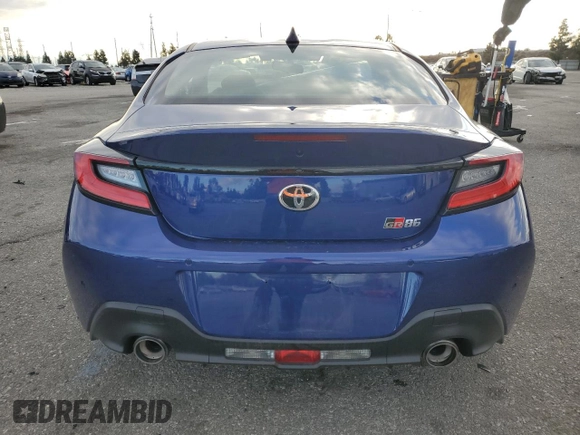 2023 Toyota 86 with VIN JF1ZNBC11P8764160, listed as a Copart auction lot 89409965 with 12,480 mi miles and Salvage Title. Bid and sale history available at DreamBid. Image 6.