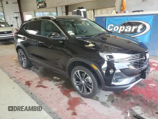 2021 Buick Encore GX Essence with VIN KL4MMGSL9MB182081, listed as a Copart auction lot 58720765 with 37,646 mi miles and Salvage title. Bid and sale history available at DreamBid. Image 4.