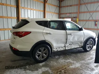 2016 Hyundai Santa Fe z VIN 5XYZTDLB8GG353853, wystawiony jako Copart lot #51740105 z przebiegiem 147 007 mil mil oraz Szkoda całkowita • Salvage title. Historia ofert i sprzedaży dostępna na DreamBid. Obrazek 3.
