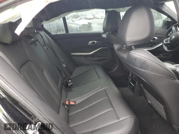 2023 BMW 3 Series 330i with VIN 3MW69FF02P8D60443, listed as a Copart auction lot 43405365 with 0 mi miles and Salvage Title. Bid and sale history available at carsss.com. Image 11.