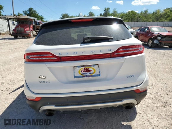 2017 Lincoln MKC Select with VIN 5LMCJ2C95HUL36501, listed as a Copart auction lot 42833795 with 70,019 mi miles and Salvage Title. Bid and sale history available at DreamBid. Image 6.