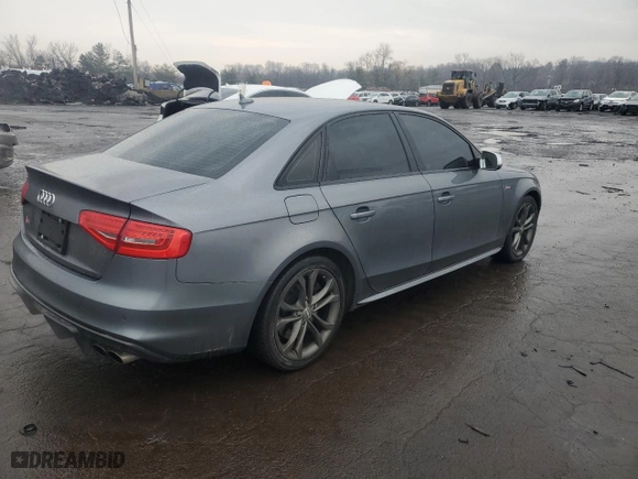 2014 Audi S4 Prestige with VIN WAUKGAFL4EA083149, listed as a Copart auction lot 47082395 with 131,983 mi miles and Salvage Title. Bid and sale history available at carsss.com. Image 3.