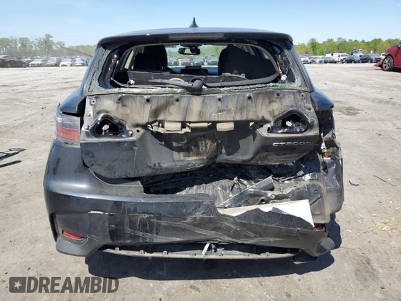 2014 Lexus CT 200h with VIN JTHKD5BH5E2203196, listed as a Copart auction lot 54337745 with 89,595 mi miles and Salvage Title. Bid and sale history available at DreamBid. Image 6.