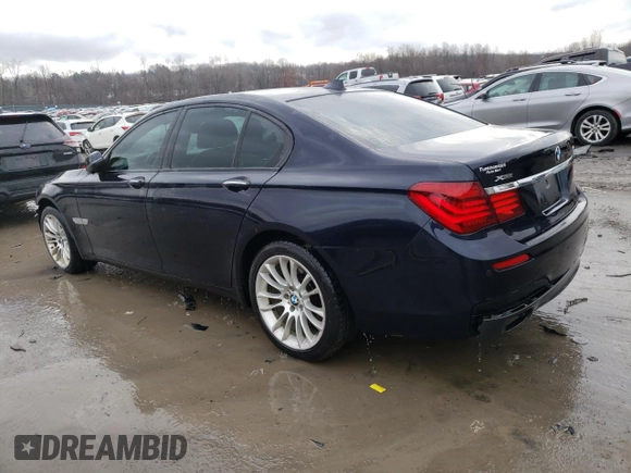2014 BMW 7 Series 750i xDrive with VIN WBAYB6C57ED224998, listed as a Copart auction lot 81931474 with 0 mi miles and Salvage Title. Bid and sale history available at carsss.com. Image 2.